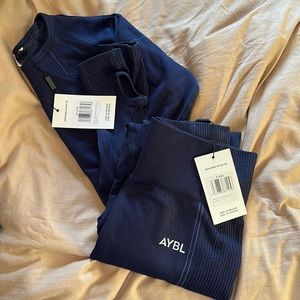 AYBL royal blue workout set